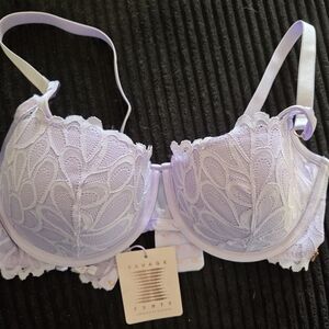 Savage X Fenty Light Purple Lace Bra